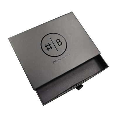 Bảo vệ Môi trường Matt Lamination Thẻ giấy cứng hộp quà màu đen cho khung ảnh