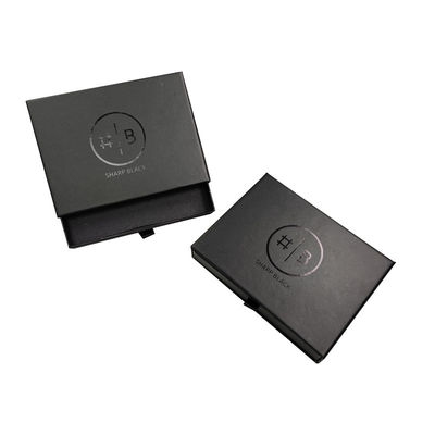 Bảo vệ Môi trường Matt Lamination Thẻ giấy cứng hộp quà màu đen cho khung ảnh