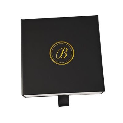 Chiếc hộp quà đồ trang sức sang trọng Logo tùy chỉnh cho các mặt hàng đóng gói Bảng lợp loại giấy