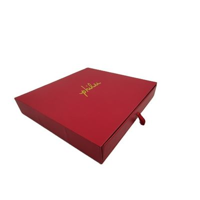 CMYK/PANTONE tái chế in hộp từ đỏ Set quà tặng để đóng gói sang trọng cuối