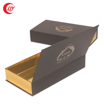 Bao bì vàng Đen Đỏ Caviar Tin Jar Gift Set với bao bì giấy và tay áo