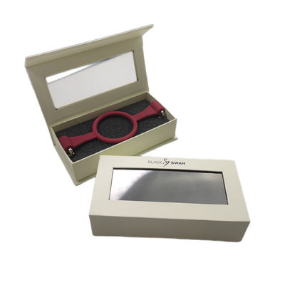 Magnetic Holographic Effect Blush Packaging Lash Box với cửa sổ Custom Logo HOLO
