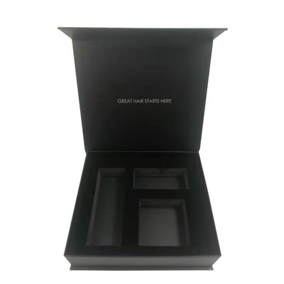 Bảng giấy Đen Matt Luxury Honey Packaging Gift Set Cá nhân hóa kích thước hộp kem Magnetic Rigid Cardboard