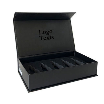 Bảng giấy Đen Matt Luxury Honey Packaging Gift Set Cá nhân hóa kích thước hộp kem Magnetic Rigid Cardboard