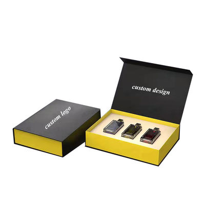 Bảng giấy Đen Matt Luxury Honey Packaging Gift Set Cá nhân hóa kích thước hộp kem Magnetic Rigid Cardboard