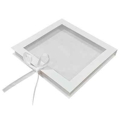 Bao bì vòng cổ bằng vỏ bọc bìa từ tính thân thiện với môi trường với cửa sổ trong suốt