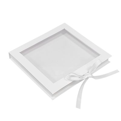 Bao bì vòng cổ bằng vỏ bọc bìa từ tính thân thiện với môi trường với cửa sổ trong suốt