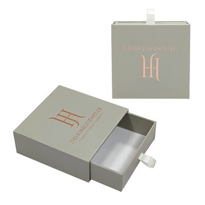 CMYK Hộp ngăn kéo trượt nhỏ Bao bì Hộp kéo trượt giấy cứng đồ trang sức hộp quà