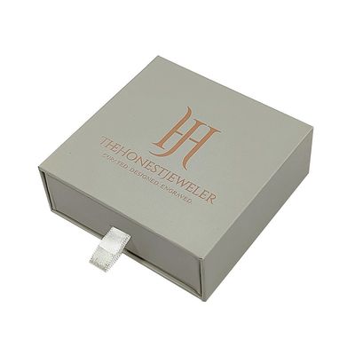 CMYK Hộp ngăn kéo trượt nhỏ Bao bì Hộp kéo trượt giấy cứng đồ trang sức hộp quà