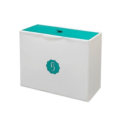 UV Finish Mint và White cứng bìa Khối băng quả bóng cho mặt massage Roller Gift Set
