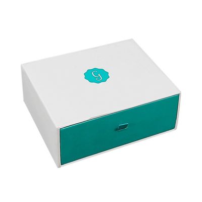 UV Finish Mint và White cứng bìa Khối băng quả bóng cho mặt massage Roller Gift Set