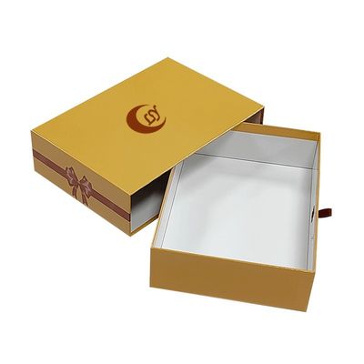 Logo tùy chỉnh sang trọng Hộp ngăn kéo nhỏ Thẻ đóng gói đồ trang sức Thẻ đóng gói đồ trang sức Thẻ kéo trượt Thẻ giấy cho quà vòng cổ