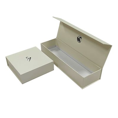 Chiếc đeo tay tai dây chuyền hộp gói đồ trang sức với 1000g Thẻ giấy và Hot Foil kết thúc
