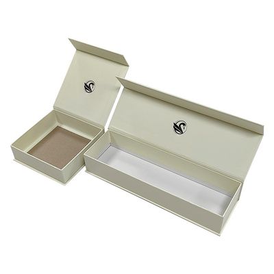 Chiếc đeo tay tai dây chuyền hộp gói đồ trang sức với 1000g Thẻ giấy và Hot Foil kết thúc