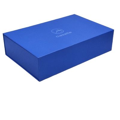 Ưu tiên in màn hình Logo đơn giản màu trắng hộp quà gấp từ tính cho yêu cầu của bạn