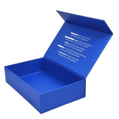 Ưu tiên in màn hình Logo đơn giản màu trắng hộp quà gấp từ tính cho yêu cầu của bạn