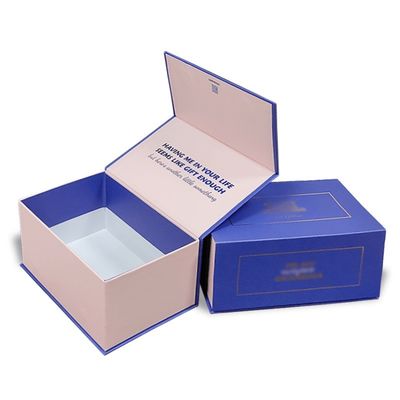 Ưu tiên in màn hình Logo đơn giản màu trắng hộp quà gấp từ tính cho yêu cầu của bạn