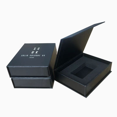 4C / UV / Lamination / Embossing / Stamping Finish Custom Magnetic Book Shape Box cho nước hoa