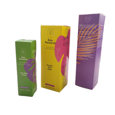 Matt Lamination hộp quà tùy chỉnh đóng gói cho chăm sóc da mỹ phẩm cao cấp thời trang sang trọng