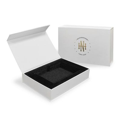 Hộp quà bằng giấy từ tính hình sách với hộp nhựa nhựa cao cấp