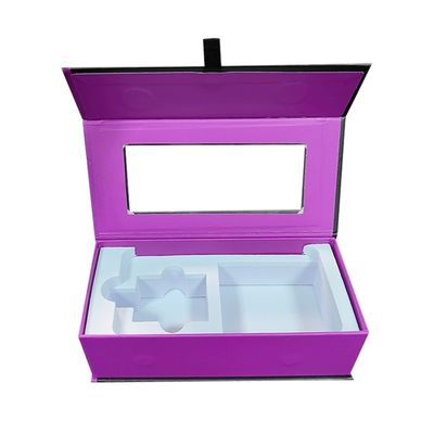 Hộp quà từ tính sang trọng cho Power Bank Bộ sạc cáp gói với logo in tùy chỉnh