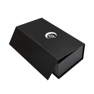 Bảng giấy vàng in hình chữ nhật hộp quà từ tính đóng gói với bọt chèn và phong bì