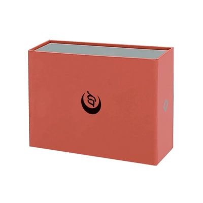 Hộp quà từ hình chữ nhật màu đỏ sơn mài với Flip Top và Magnetic Catch