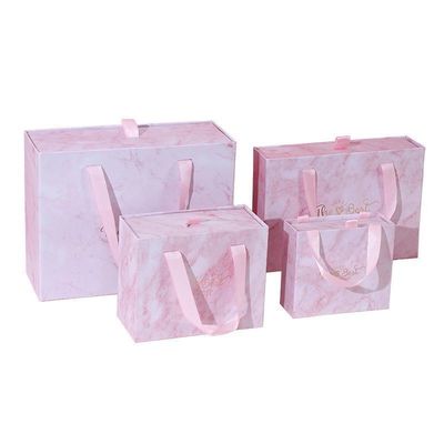 Bảng giấy cứng sang trọng hộp ngăn kéo nhỏ bao bì với logo tùy chỉnh và vật liệu tái chế