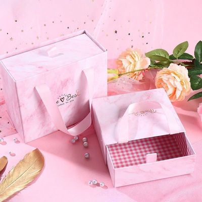 Bảng giấy cứng sang trọng hộp ngăn kéo nhỏ bao bì với logo tùy chỉnh và vật liệu tái chế