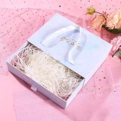 Bảng giấy cứng sang trọng hộp ngăn kéo nhỏ bao bì với logo tùy chỉnh và vật liệu tái chế