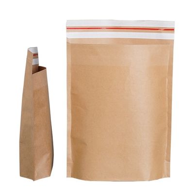 Băng giấy tự phong ấn màu nâu túi mua sắm Băng giấy Kraft bấm nóng Express túi thư
