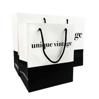 OEM thiết kế tùy chỉnh Chiếc túi giấy mua sắm quà tặng cao cấp với logo cho giày quần áo