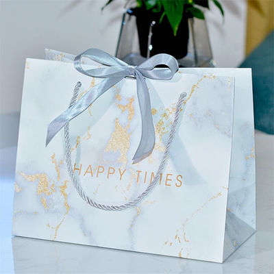 Nhập ấn nóng Thẻ quà tặng sang trọng tùy chỉnh Thẻ mua sắm Kraft tái chế Với tay cầm