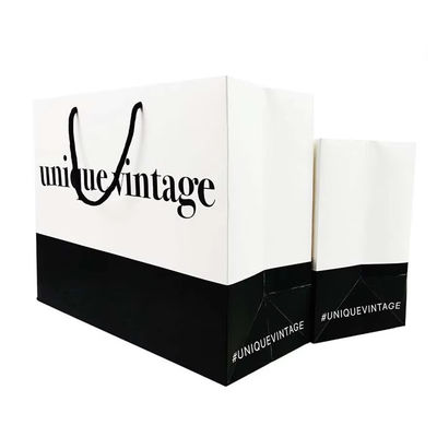 Bao bì tùy chỉnh bán buôn bán lẻ túi giấy mua sắm sang trọng túi quà tặng với tay cầm cho đồ trang sức thương mại doanh nghiệp nhỏ