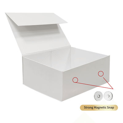 Hộp giấy gấp theo yêu cầu với cắt đứt trên cùng khóa tự động đáy hộp giấy hiển thị hộp giấy màu trắng gấp ngược hộp đóng gói cuối cùng
