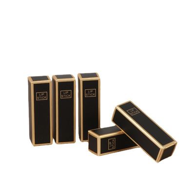Tùy chỉnh 300 gram 350 gram Thẻ giấy thẳng trực tiếp ngược Tuck hộp giấy Tuck đầu hình chữ nhật môi Stick nước hoa đóng gói chai