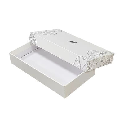 Logo tùy chỉnh 2 miếng nắp và bao bì quà giấy cơ bản 2 miếng hộp đóng gói cứng có thể tháo rời cho ví và túi xách
