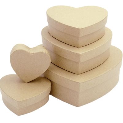 Hộp quà hình trái tim tùy chỉnh Hộp cứng cho bao bì sô cô la của đồ trang sức và hoa