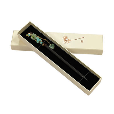 Hot Custom Deluxe thanh lịch thực tế vỏ quà bằng ván và hộp cơ sở cho quà tặng trang sức bộ đóng gói với bọt chèn