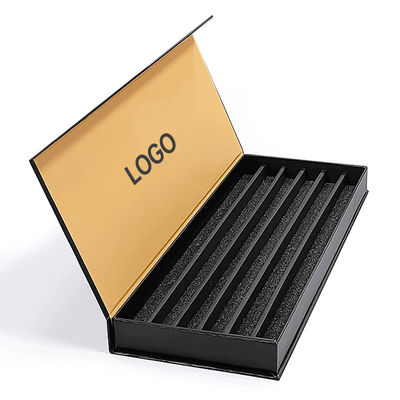 Luxury Custom Logo Black Paper Jewelry Packaging Box For Bracelet Pendant Hộp từ cứng