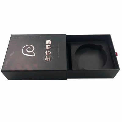 Tùy chỉnh hộp giấy hộp quà hộp hộp quà màu đen với EVA chèn