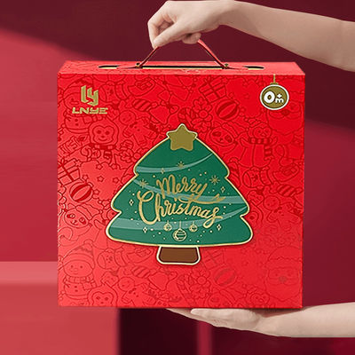 Bao bì giấy cứng tùy chỉnh Hộp quà nam châm sang trọng Logo của riêng bạn Với nút đóng từ tính