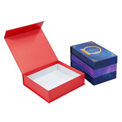 Bao bì quà tặng sang trọng cá nhân hộp giấy cứng từ tính tùy chỉnh với nắp từ tính
