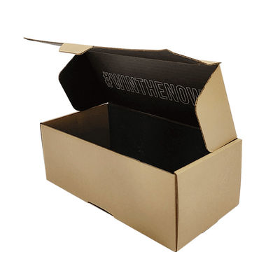 Chứng chỉ FSC Dải rách dễ vỡ Niêm phong mở màu nâu Kraft Thẻ bông lốp hộp vận chuyển hộp thư zipper