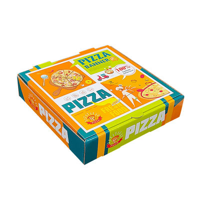 Nhãn hiệu tùy chỉnh tái chế Bảng giấy Kraft Bảng đóng gói lăn khoai tây chiên Chips Pizza Box Packaging Takeaway Boxes