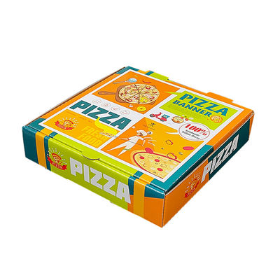 Nhãn hiệu tùy chỉnh tái chế Bảng giấy Kraft Bảng đóng gói lăn khoai tây chiên Chips Pizza Box Packaging Takeaway Boxes