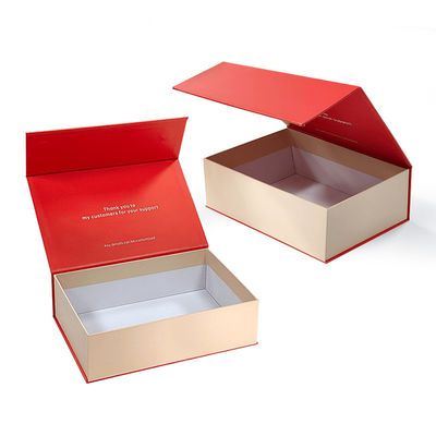 Thẻ: Custom Luxury Red Magnetic Clamshell Christmas Theme Gift Box Biodegradable Rigid Magnetic Closure Box Bao bì với tay cầm