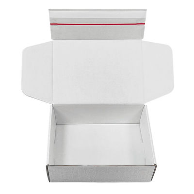 Nhãn hiệu tùy chỉnh Bảng giấy lỏng Giao hàng E-Commerce Bao bì hộp Dắt nước mắt Dải Zipper Box