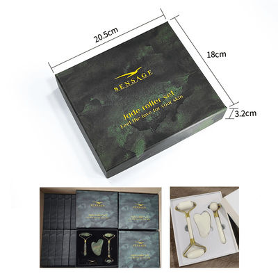 Logo tùy chỉnh Premium Green Cardboard Cover Top Cover And Bottom Luxury Cosmetic Packaging Box quà tặng
