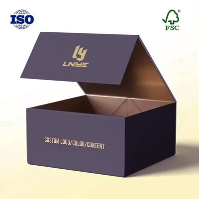 Chất liệu in theo yêu cầu Khối đóng gói giấy cao cấp cứng Khối quà giấy đặc biệt Khối gấp từ tính